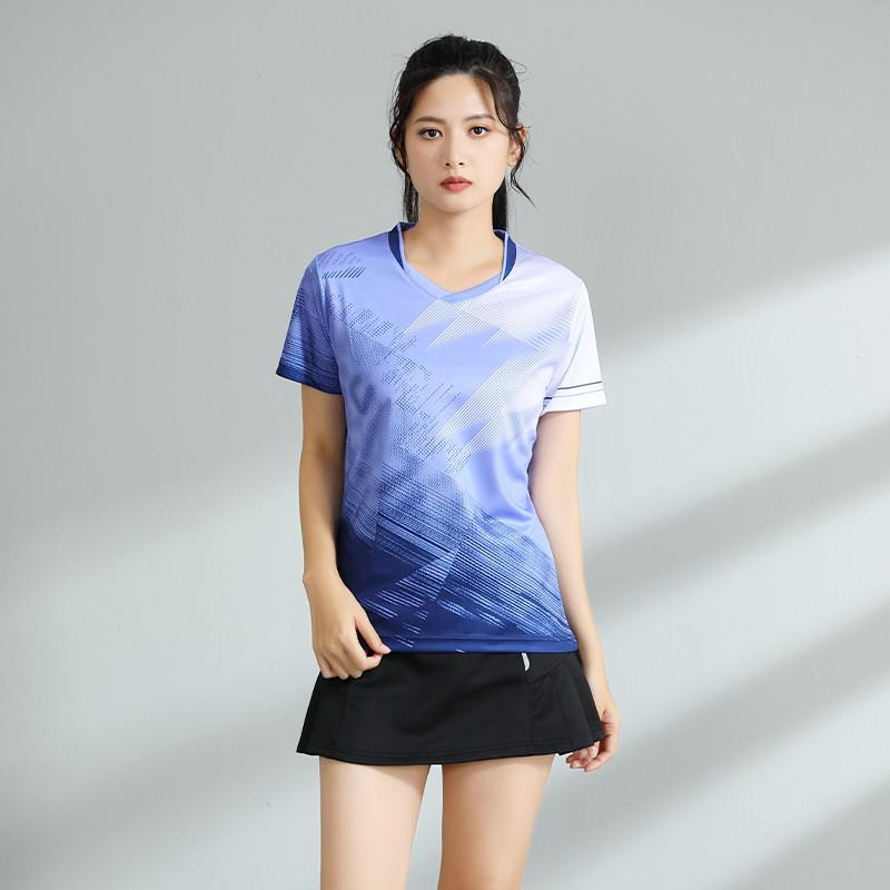 Quick Dry Badminton Shirt Shorts Set Men Women Tennis Table Volleyball Training Competition