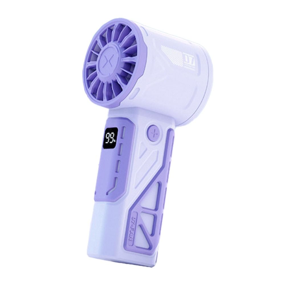 Rechargeable Handheld Turbo Fan 100 Gear Wind Fast Cooling Fan Mini High-speed Fan  Summer Supplies