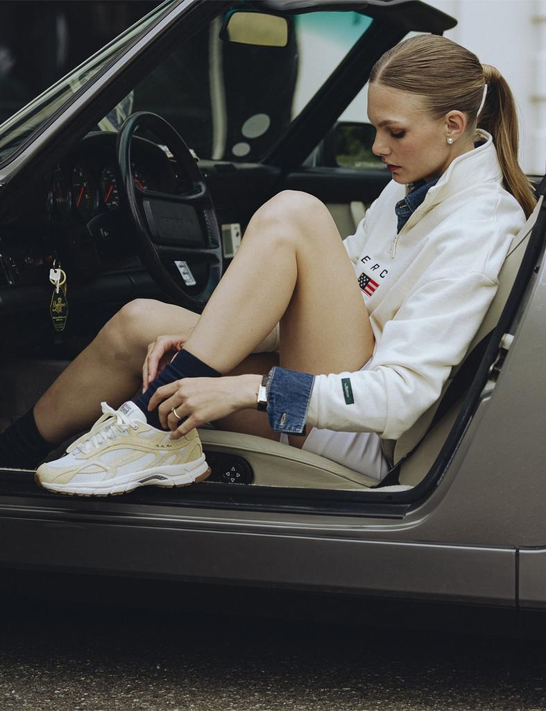 The Mercer Brand (U) The Re-Run Vintage Suede Yellow