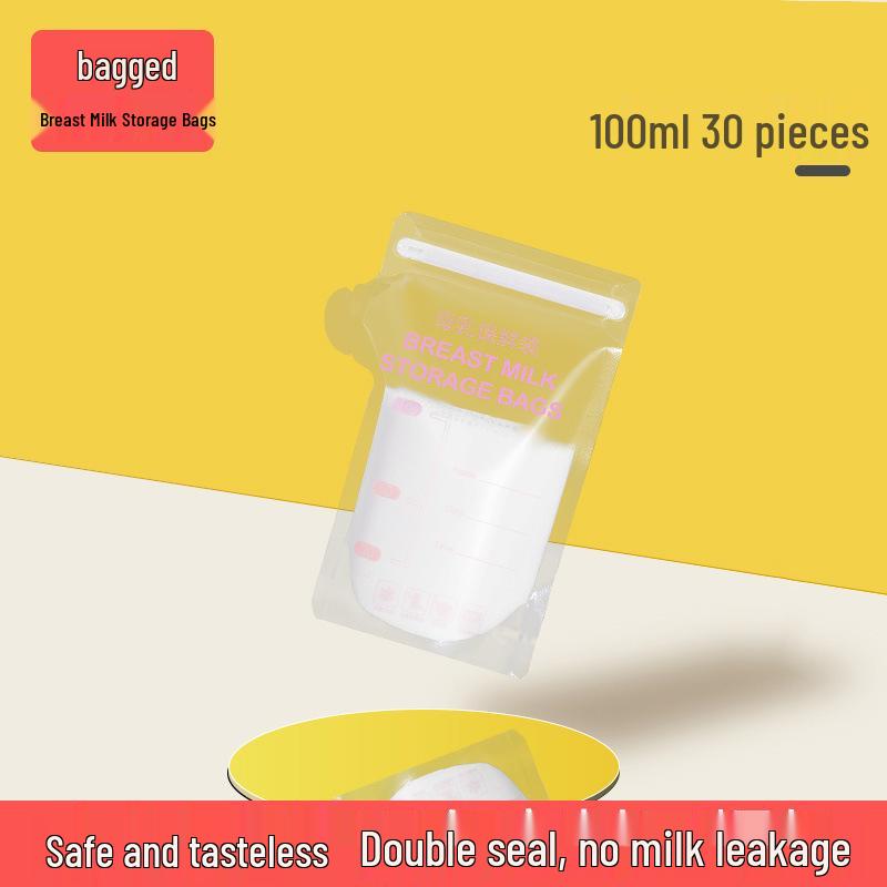 Tazelik İçin Kompakt Tek Kullanımlık Anne Sütü Saklama Poşetleri