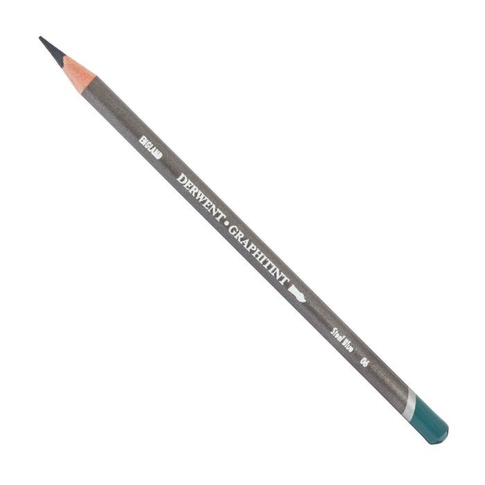 Crayon graphite pigmenté Derwent Graphitint Bleu Acier