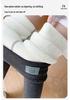 2025 New Winter Gray Plus Velvet Cotton Pants for Tall Women – Soft, Skin-Friendly, and Warm Base Layer