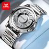 OPK 8181 New Concept Design Men's Watches Waterproof Fashion Roman Scale Quartz Watch for Man Brand Original Wristwatch