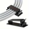 Easy-Install Self-Adhesive Cable Clips - 5/10/20pcs, Wire Organizer for TV, Computer, Ethernet & Power Cords, Perfect for Home, Office
