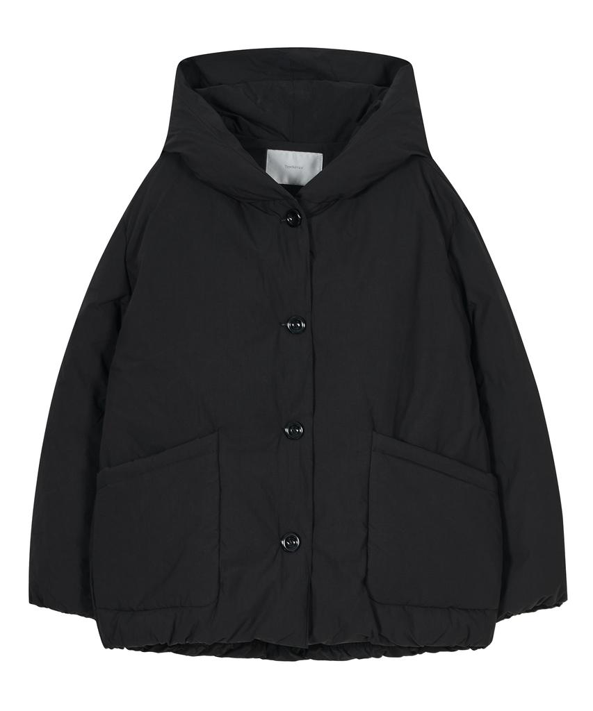 Typeservice Cotton Hooded Puffer Jacket [Black]