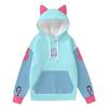 Cat Ear Hoodie: Demon Slayer Nezuko Anime 3D Print