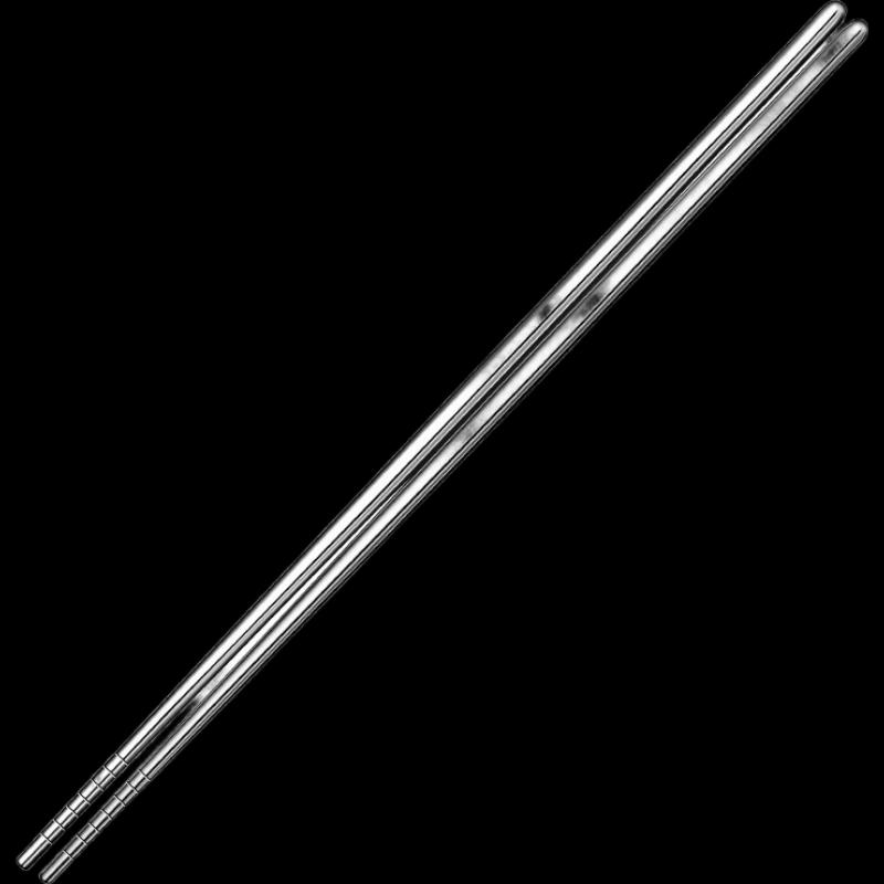 abay 304 Stainless Steel Extra-Long Chopsticks, 36cm (5 Pairs)