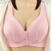 Sexy Front Closure Bra Women Front Fastening Bra Wireless Bras for Women Push Up Lingerie Plus Size Brassiere No Steel Ring Bra