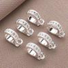 18K Gold Plated Zircon-Inlaid Openable Clasp for DIY Pearl Necklace Jewelry