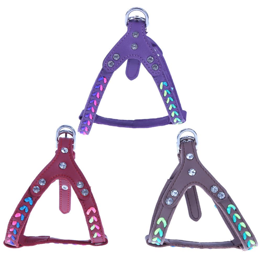 Buy Adjustable Nylon Braided Pet Harness Collar Soft Dog Chest Strap