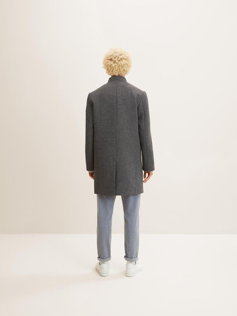 Kåpe Tom Tailor Denim Ullkåpe (1032440) mørkegrå svart fiskebein