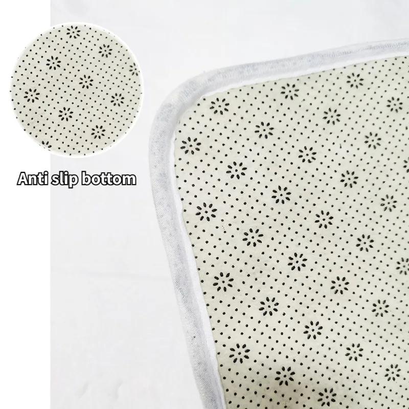 Luxury Nordic Flannel Carpets for Living Room Sofa Beside Texture Decoration Bedroom Rug Large Size Non-slip Washable Lounge Mat