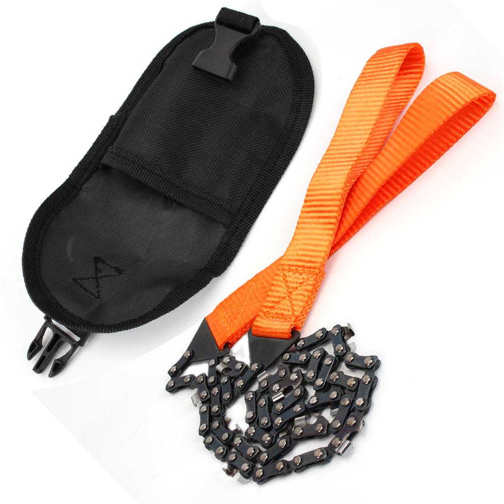 Survival Chain Saw Outdoor Tools Hand Zipper Saw 11 Sawtooth Portable Emergency Camping Hiking Tool