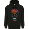 A Day of the Dead Sugar Skull Childrens Kids Hoodie