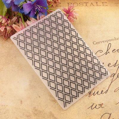 E8Bd 9 Styles Plastic Embossing Folder Diy Craft Template Mold Scrapbook Paper Card Photo Album Making Fondant Cake Decor