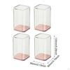4 Pieces Acrylic Display Case Box Decorative Desktop Stackable Clear Storage