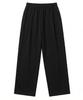 Noming One-Pleat Wide Sweatpants - Black