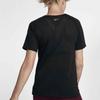 Nike Dri-Fit Tailwind Running T-Shirt Women Tops Black 890192-010