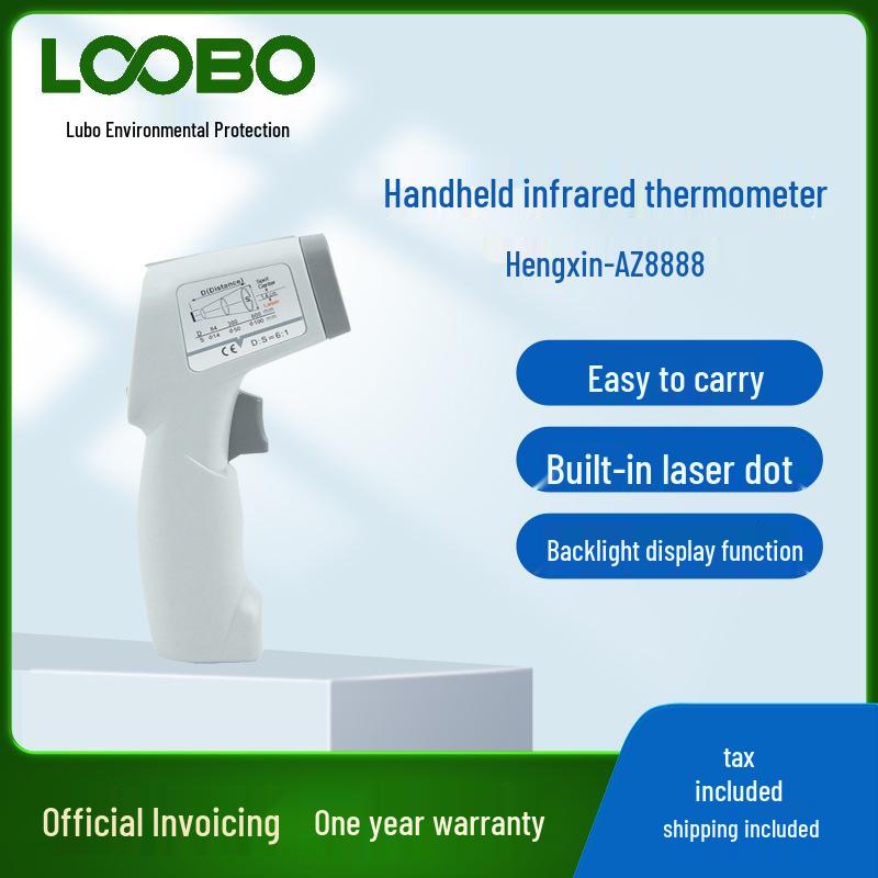

AZ8888 High-Precision Handheld Infrared Thermometer - Non-contact Temperature Measurement.