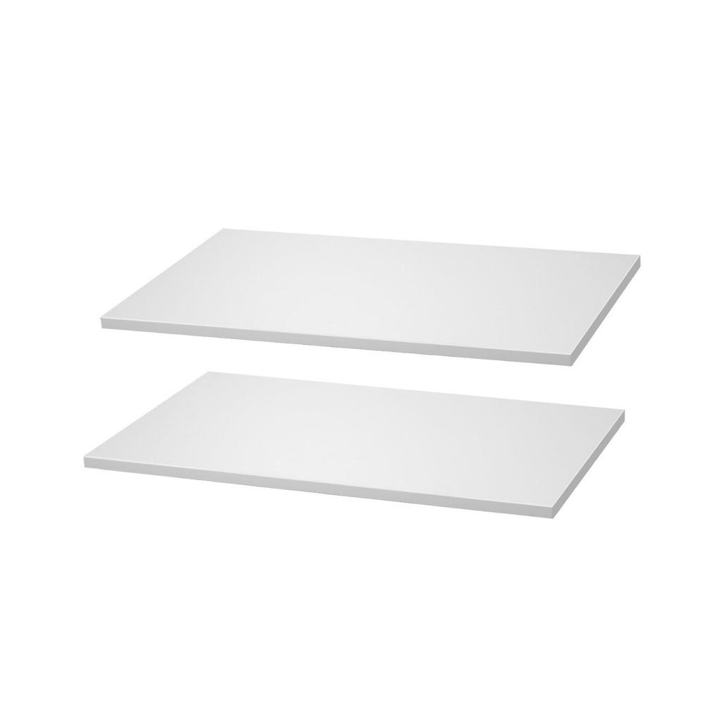 Melamine Shelves, 2 Piece, Wooden Cabinet Shelves Cut to Size for Closet System, Replacement Cabinet Shelf, Versatile Use Wardrobe Board for Closets,