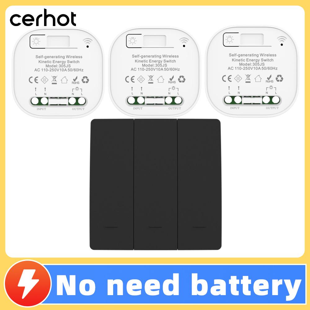 Tuya Graffiti ZigBee Smart WiFi Selbstversorgender Kabelloser Lichtschalter