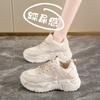 Dad Shoes Girl Spring and Summer 2025 New Ins Trendy Lightweight Breathable Thick-soled Lace-up Sneakers Student Running