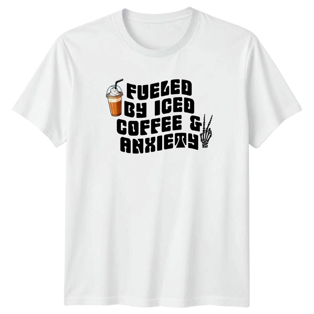 Fueled By Iced Coffee And TShirt Unisextal Health Coffee Birthday Gift For Him Her