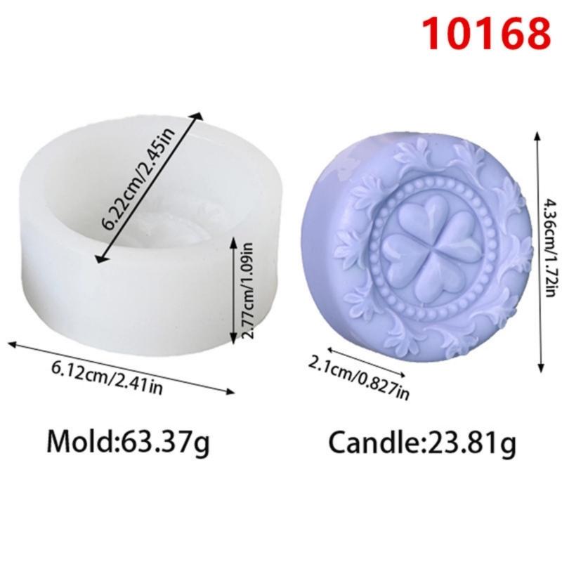 Retro Designs Silicone Soap Mould for Handmade Craft with Artistic Pattern Easy Releases and Dishwasher Safe