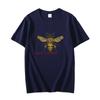 Bee Drawing Moth Insect Tattoo Cool Graphic T Shirts Oversize Tshirts Short Sleeve Tshirts Oneck Tshirt Summer Unisex Clothing
