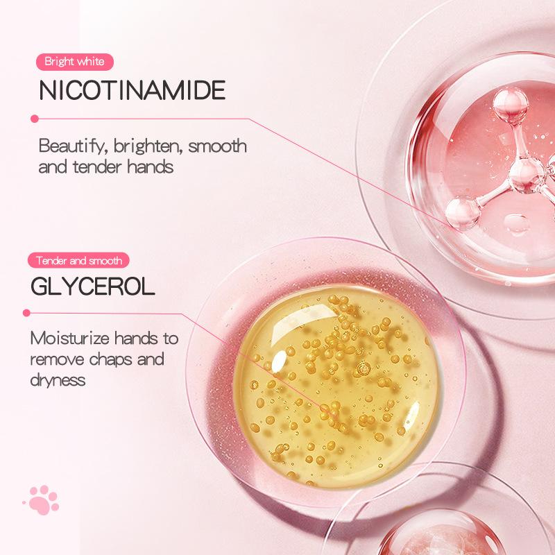 1/5/10 Pcs Goat Milk Nourishing Hand Mask Moisturizing Firming Brightening Hydrating Hand Gloves for Hands Skin Care Products