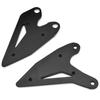Motorcycle Heel Plate Guard Protector - Compatible Models: Kawasaki Ninja 400 Z400 2018-2023 (Left and Right Set) (Black)