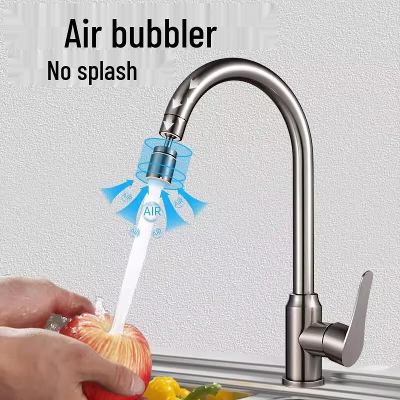 

TLXT Wall-Mounted Stainless Steel Kitchen Faucet
