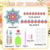 Lotus Candlestick DIY Diamond Art Desk Ornaments Diamond Painting Table Ornaments for Adult Beginner Home Office Decor
