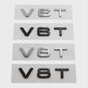 3D ABS Black Silver A3 A4 A5 A6 A7 A8 A4L A6L A8L Q2 Q3 Q5 Q7 TFSI TDI Logo Car Truck Sticker Emblem Badge Decal