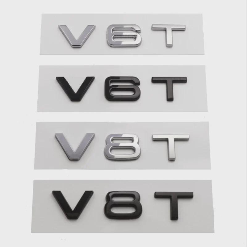 3D ABS Black Silver A3 A4 A5 A6 A7 A8 A4L A6L A8L Q2 Q3 Q5 Q7 TFSI TDI Logo Car Truck Sticker Emblem Badge Decal