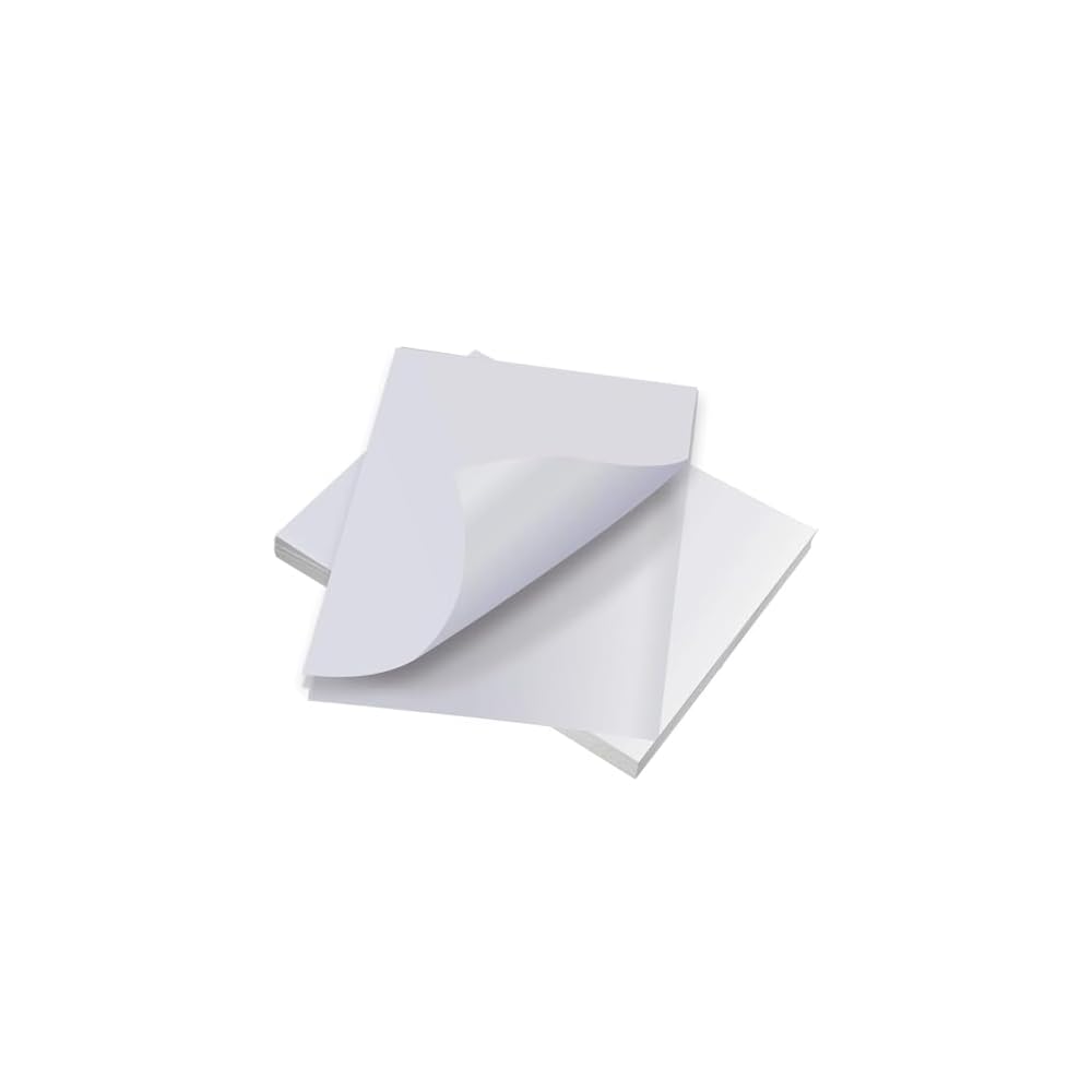 Label Stickers, 12 Labels Per Sheet, Rounded Corners, A4 Size, Standard Paper, 500 Sheets Per Pack.