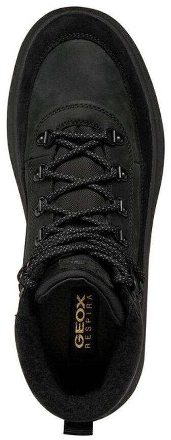 Geox Suede Boots with Textile Laces