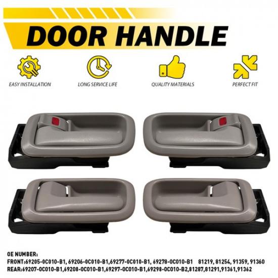 Front ide Door L/R Rear Handle Armrest Pull For Toyota Tundra 00-06 Interior