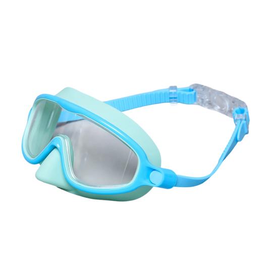 

Очки для плавания для детей и взрослых, не протекающие, с защитой от запотевания, для дайвинга, маска для лица Kid синий