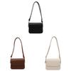 Womens Small Fashion Square Bag Made Of Pu Leather With Soft Structure For Daily Style