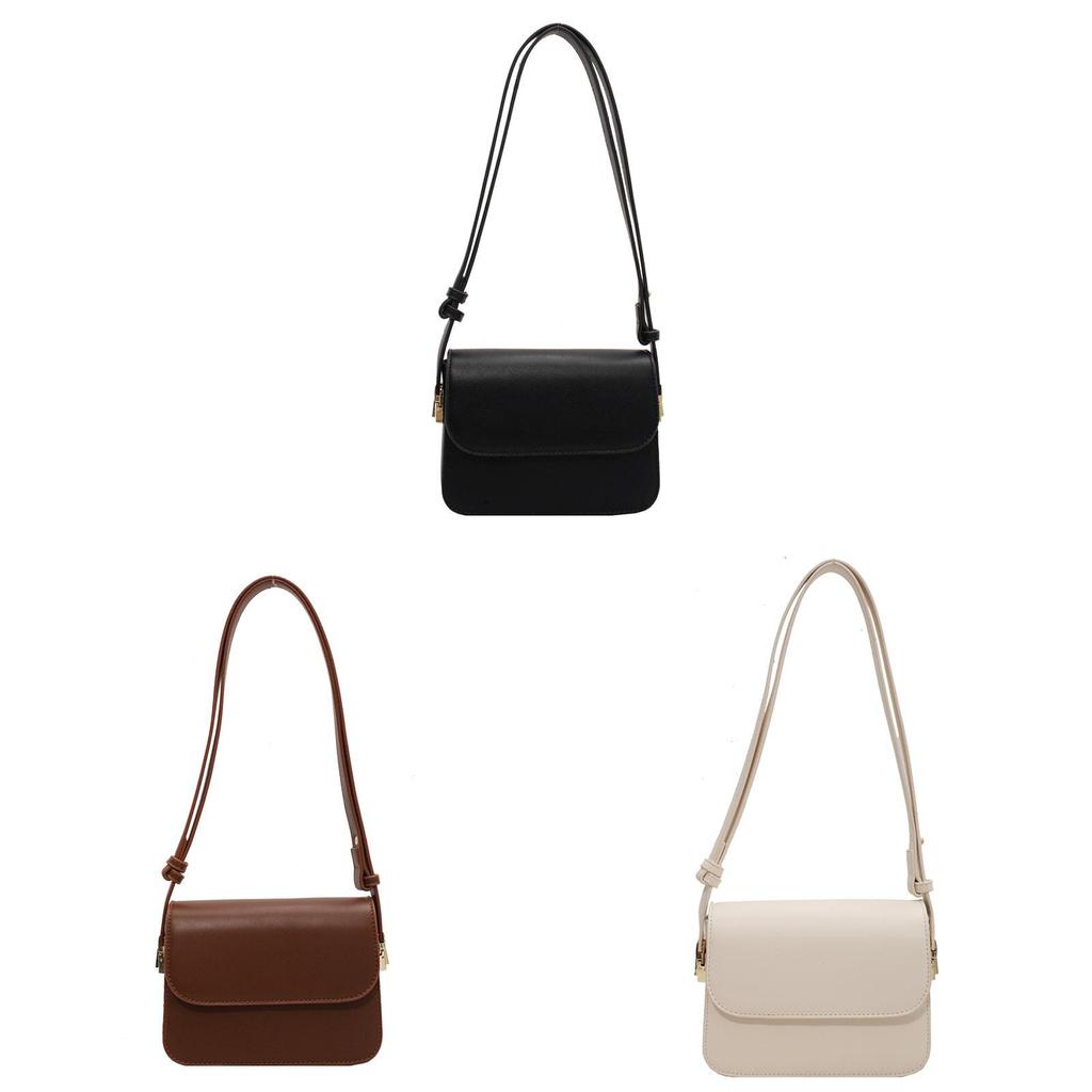 Womens Small Fashion Square Bag Made Of Pu Leather With Soft Structure For Daily Style