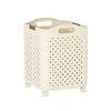 Multiple Sized Laundry Basket With Brakes On Sturdy PP Materials Portable for Space Saving and Easy Transport
