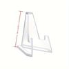 Contemporary Acrylic Easel Stands - Clear Display Pedestals for Coins, Sports Cards, and Graded Trading Cards - No Electricity Required