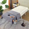 Solid Color Cotton Massage Bed Sheet with Hole for Physiotherapy and Beauty Salons