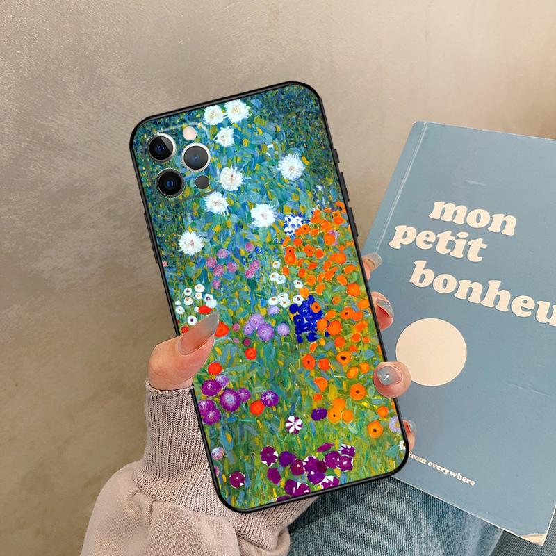 Gustav Klimt Case For iPhone 17 Air 16 15 14 13 11 12 Pro Max 13 mini XR 15 16 Plus 16e Back Cover Shell