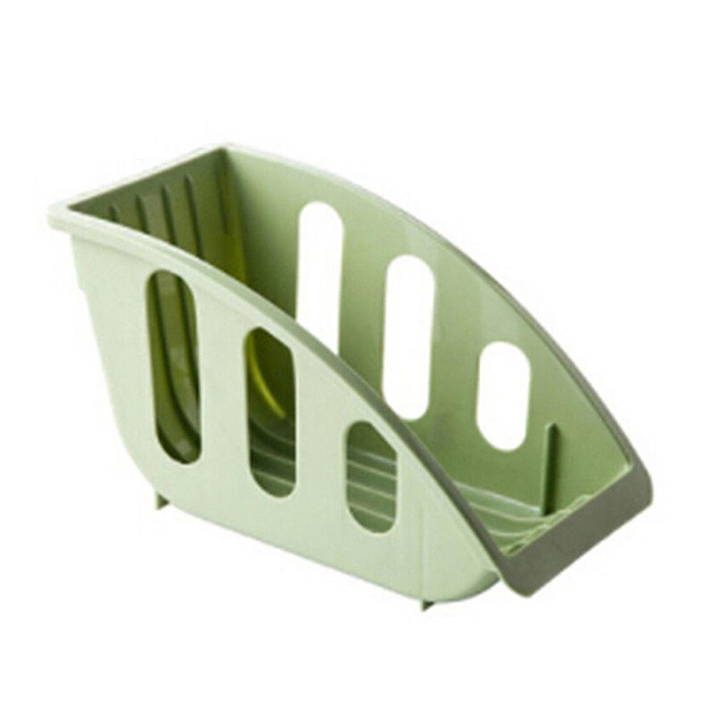

Слот для карточек Чаша Корзина для хранения посуды Стойка Держатель для слива Полка Домашние кухонные инструменты зелёный