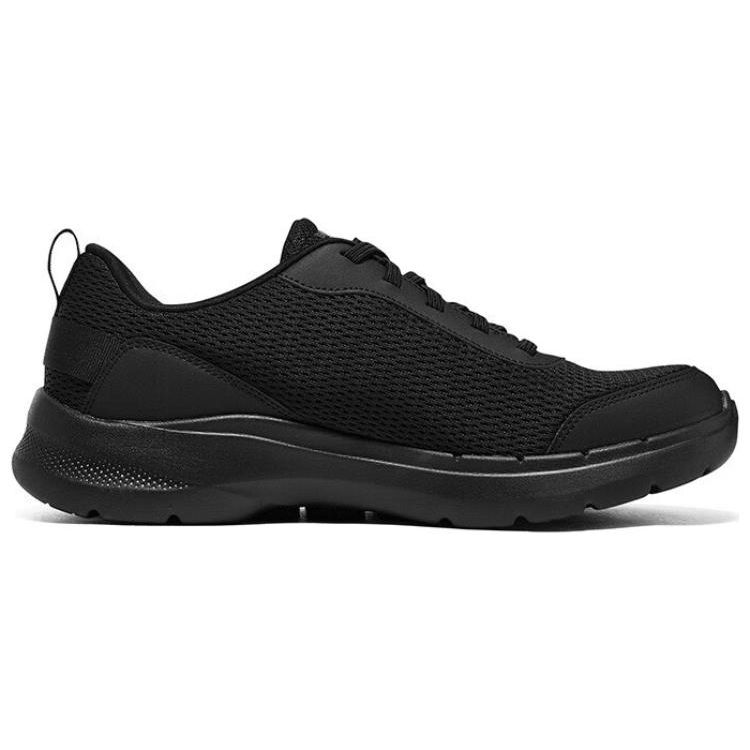Skechers Go Walk 6 Comfortable Versatile Shock Absorbing Durable Low Top Casual Shoes Men sneaker Black 216625-BBK