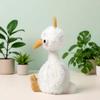 28Cm Lifelike Silly Goose Plush Toy Fluffy Poultry Stuffed Animal Soft Doll Funny Sleep Comfort Birthday Gift Kid Boy Girl Decor