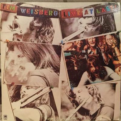 LP Record TIM WEISBERG - Live At Last! SP4600 A&M Records 1976 Canada Jazz Used