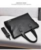 Men's Business Briefcase Laptop Bag - Large Capacity A4 Document Handbag